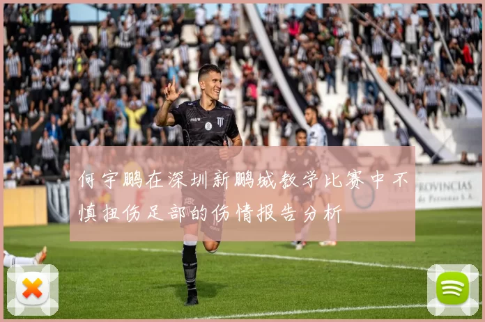 何宇鹏在深圳新鹏城教学比赛中不慎扭伤足部的伤情报告分析